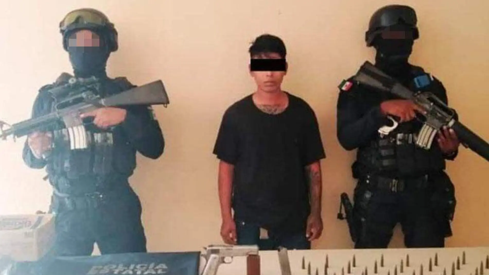 detenido armas